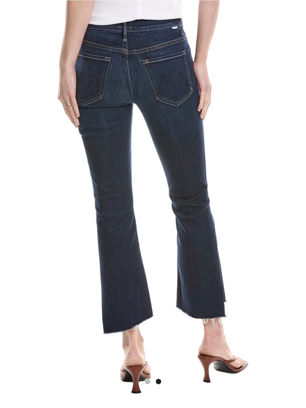 MOTHER Insider Crop Step Fray